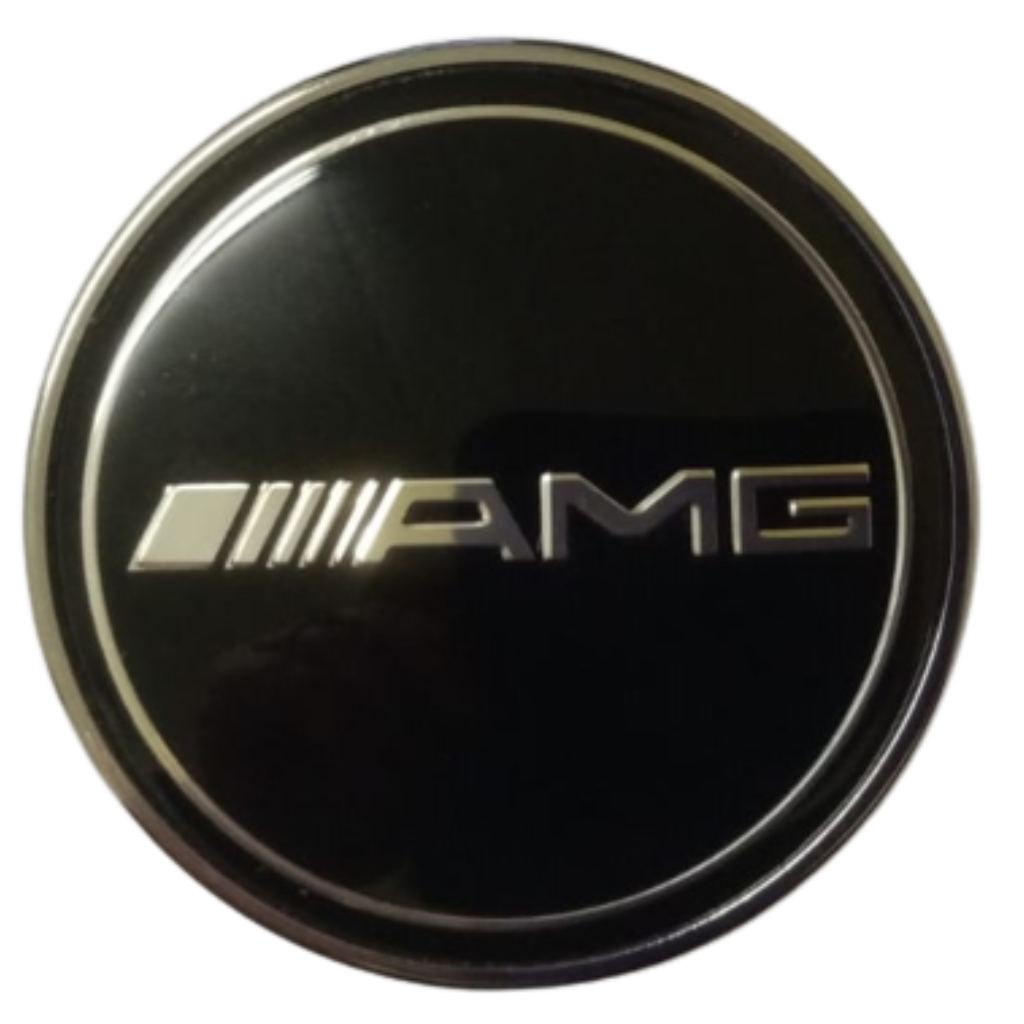 Mercedes Benz - Flat Bonnet Badge - Black - AMG