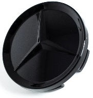 Wheel Cap - Mercedes Benz - Flat - Gloss Black - Prices are per wheel cap