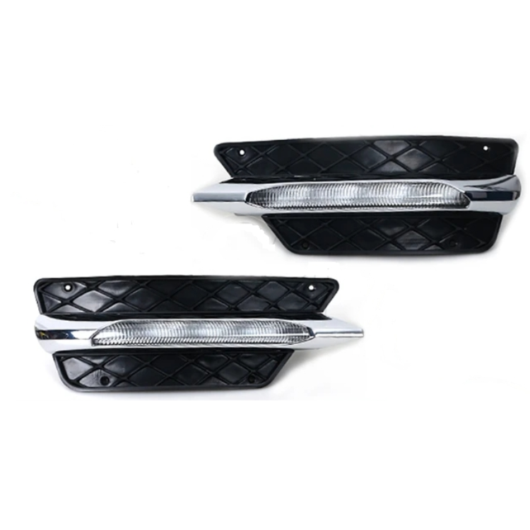 Daytime Running Lights - Fog Lights - Complete - Left & Right - Mercedes Benz - C-Class W204 07-10 - AMG