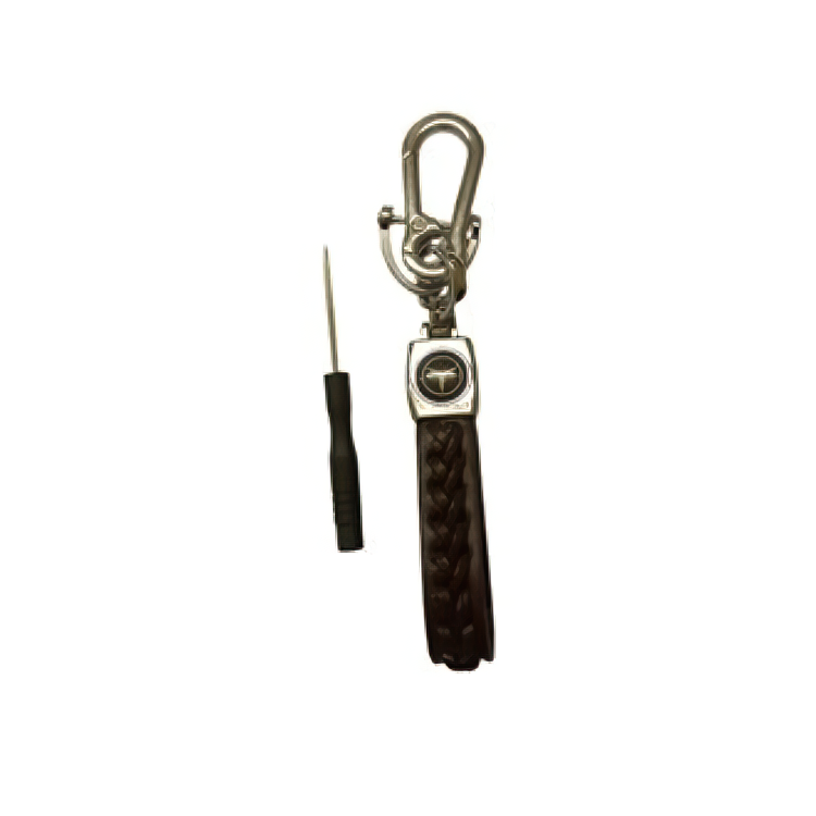 Metal with Brown Leather Strap - Mercedes