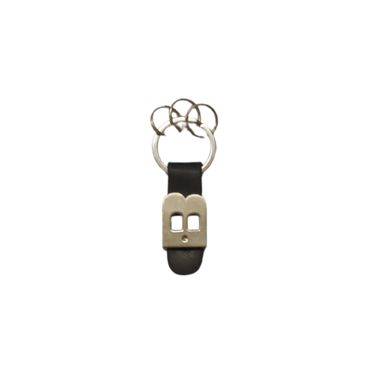 Metal Key Ring - Letter B