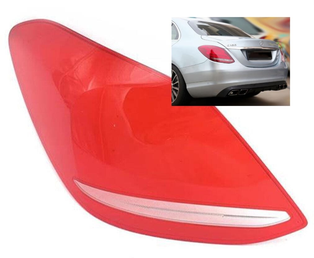 Tail Light Glass (Lens) - Left - Mercedes Benz - C-Class W205 Preface 14-18