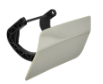 Headlight Washer Cover - Left - W204 Preface 08-10
