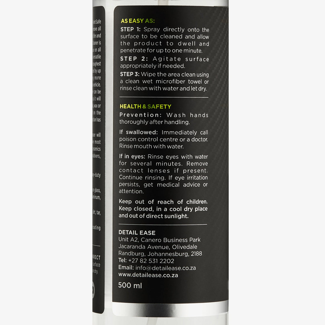Detail Ease - All Purpose Cleaner - Heavy Duty Degreaser - 500ml