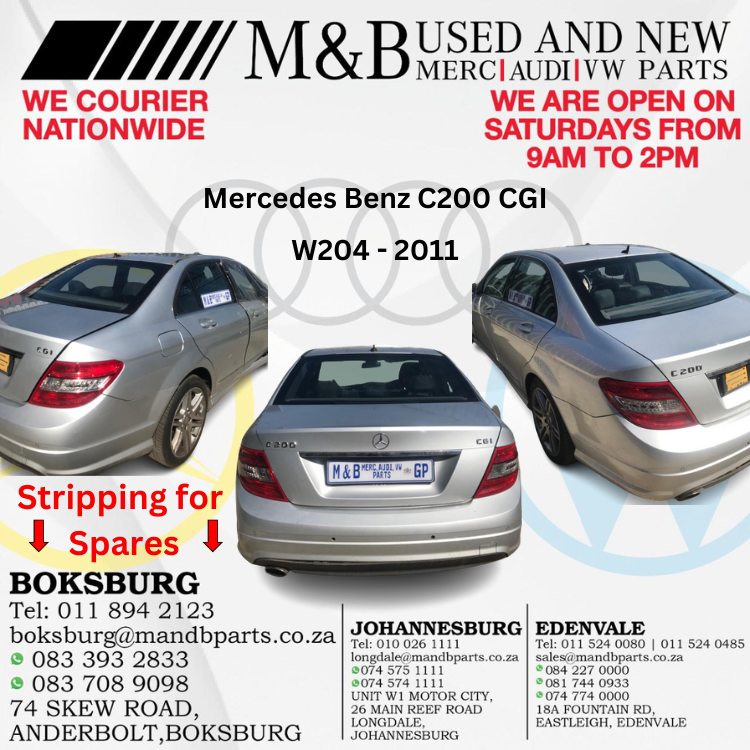 Mercedes Benz Parts in Boksburg