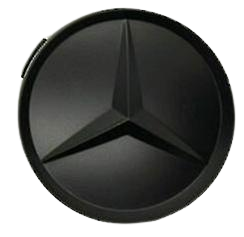 Wheel Cap - Mercedes Benz - Flat - Matt Black - Prices are per wheel cap