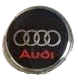 Wheel Cap - Audi- Silver Red & Black - Prices are per wheel cap