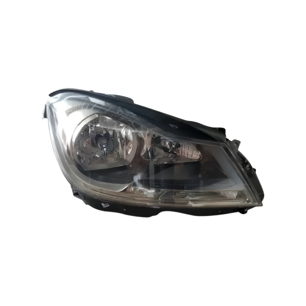 Headlight - W204 / C Class - Non Xenon - Black - Facelift - Right 11-14