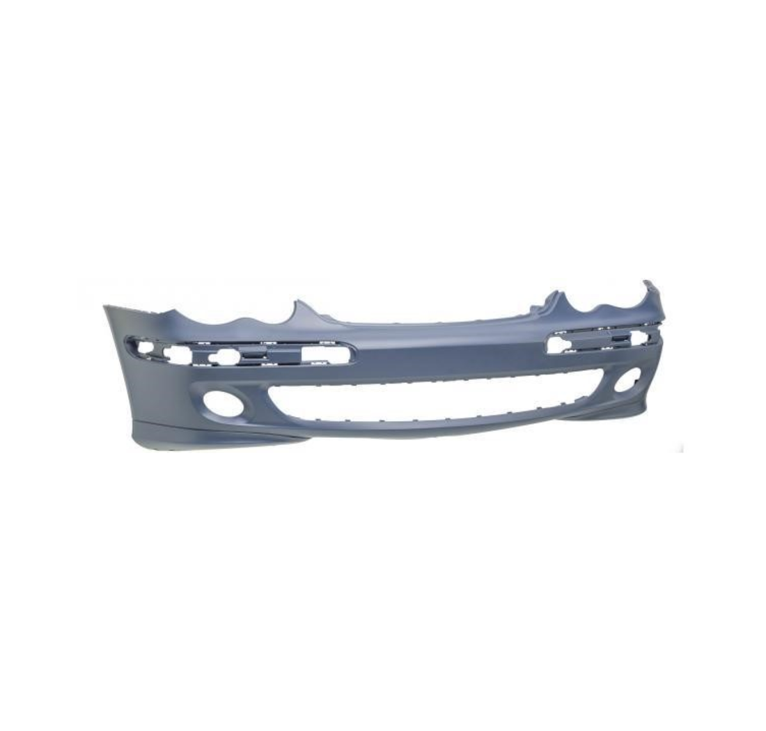 Car bumper on a white background